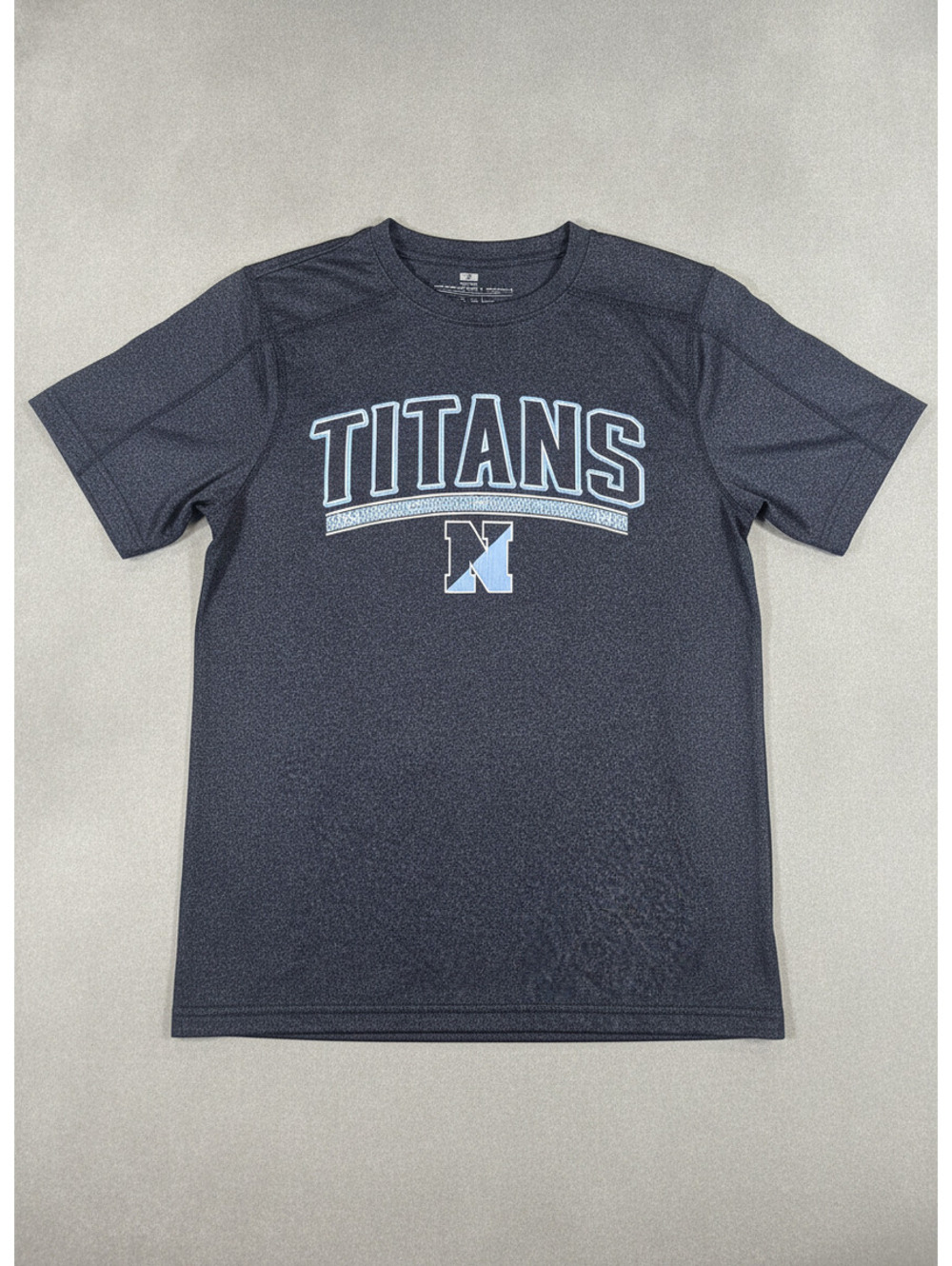 Unisex Titans Graphic T-Shirt Athletic Performance Black Size S